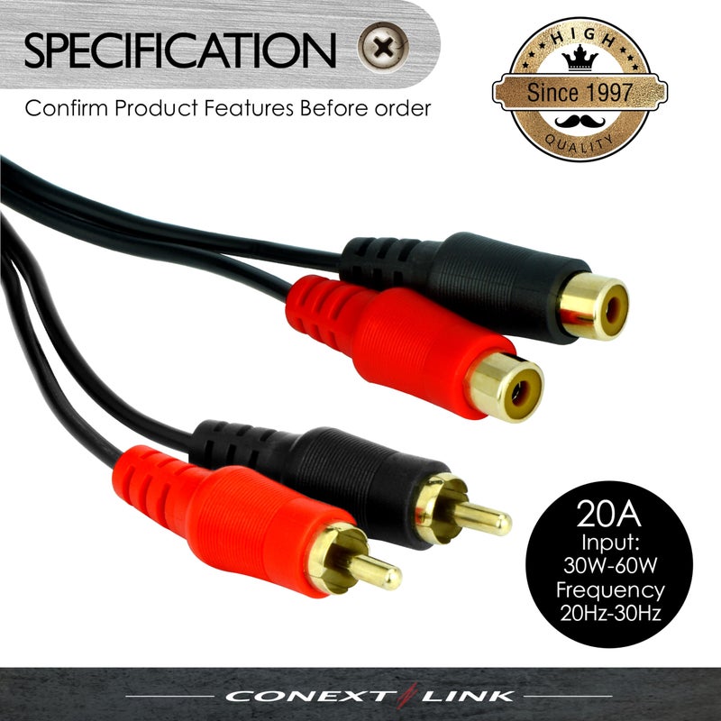 Conext Link RCA Stereo 2 Channel Ground Loop Isolator Signal Noise Filter Suppressor Reducer Alternator for Car Audio Stereoï¼ˆ13600ï¼‰ - Image 2